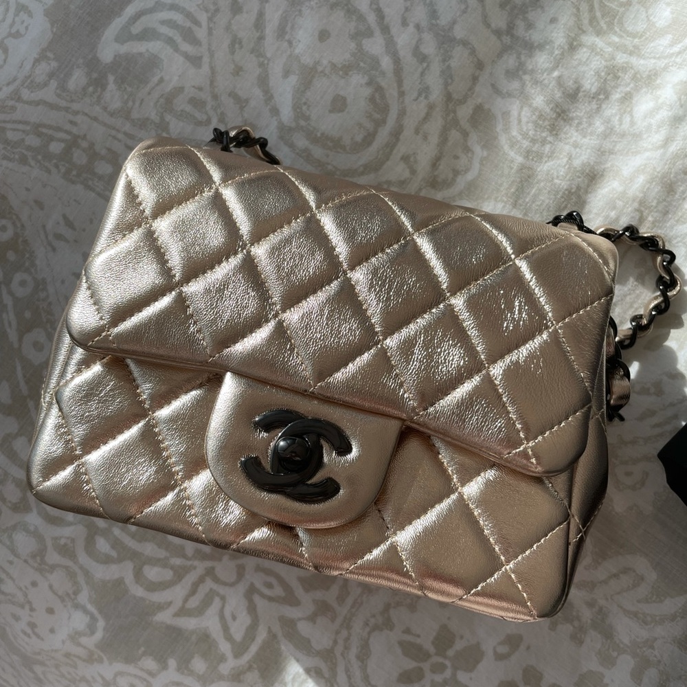 Chanel mini square classic flap